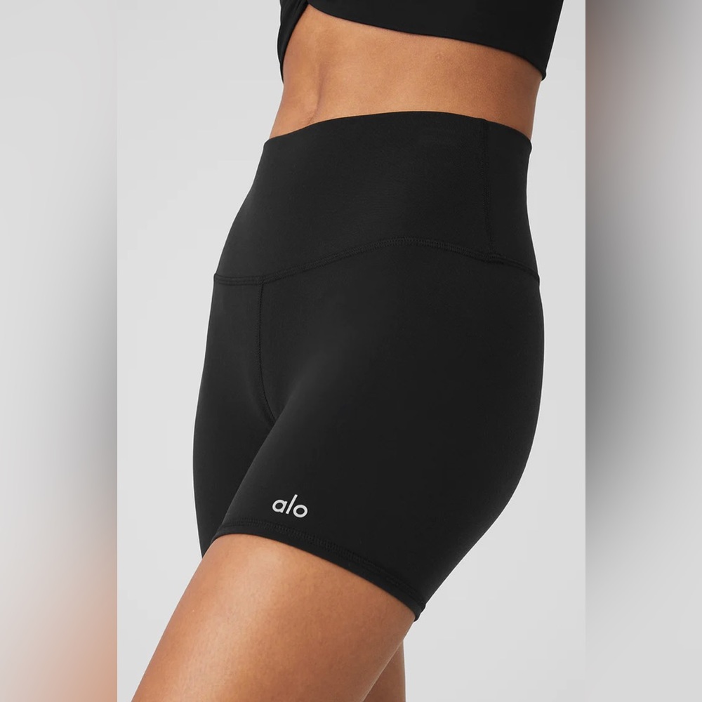 Alo Yoga 5" Airbrush High-Waist Biker Short